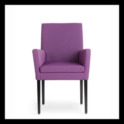 Vigo Mobitec® Fauteuil de salon en bois et tissu