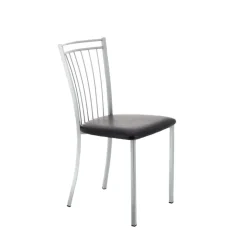 Viva Chaise de cuisine en métal et simili