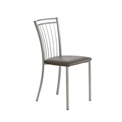 Viva Chaise de cuisine en métal et simili