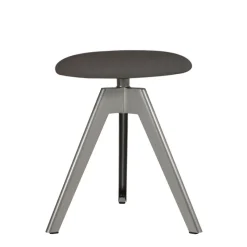 Vérone Carrier® Tabouret bas pivotant en métal et synthétique
