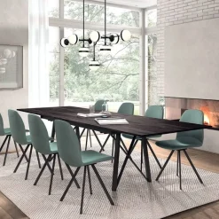 Wacko 2.0 Table extensible design avec pieds en métal