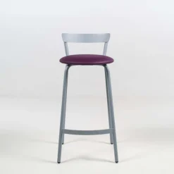 Xoxo Carrier® Tabouret snack fabriqué en France structure en métal et assise rembourrée