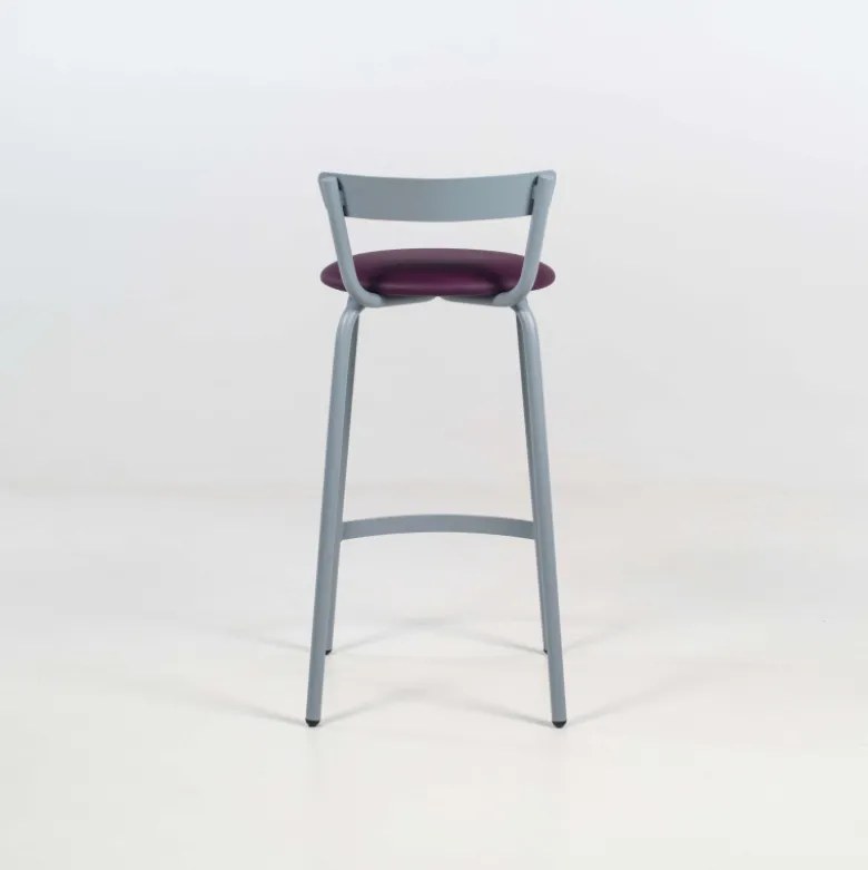 Xoxo Carrier® Tabouret snack fabriqué en France structure en métal et assise rembourrée