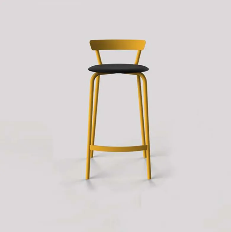 Xoxo Carrier® Tabouret snack fabriqué en France structure en métal et assise rembourrée